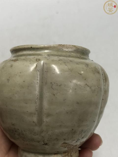 古玩陶瓷宋·青釉瓜棱小罐拍賣，當前價格1300元
