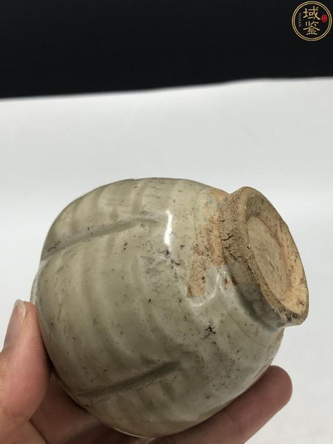 古玩陶瓷宋·青釉瓜棱小罐拍賣，當前價格1300元