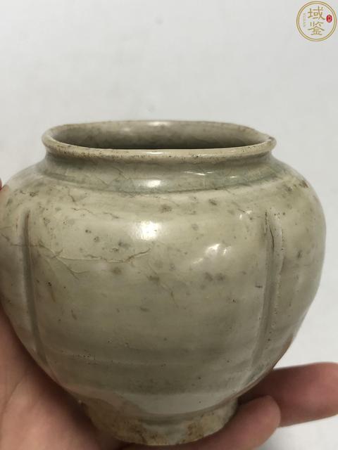 古玩陶瓷宋·青釉瓜棱小罐拍賣，當前價格1300元