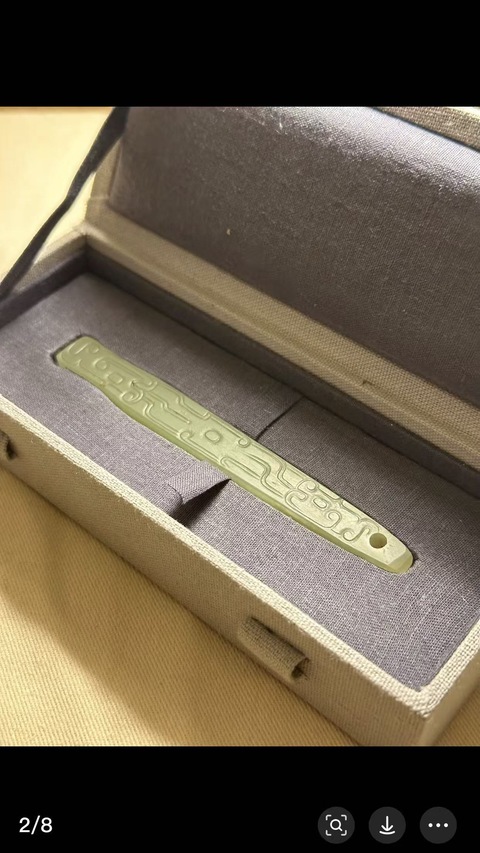 古玩玉器和田玉雕“柄形器”真品鑒賞圖