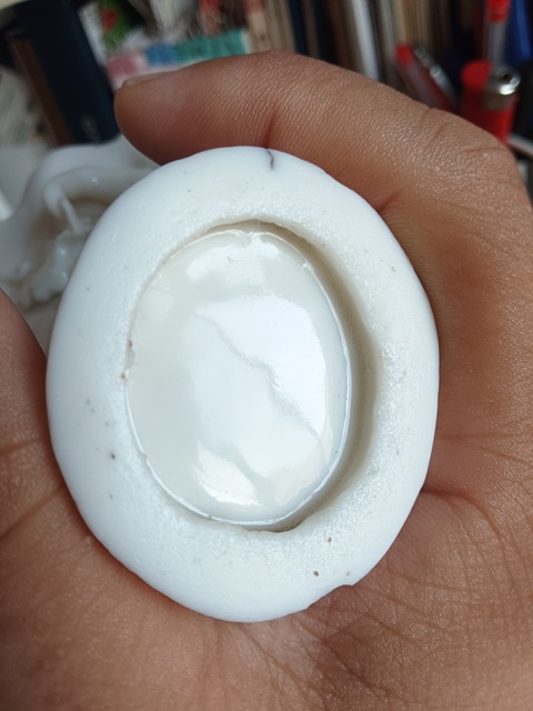 古玩陶瓷明代時期德化窯白釉龍虎杯真品鑒賞圖