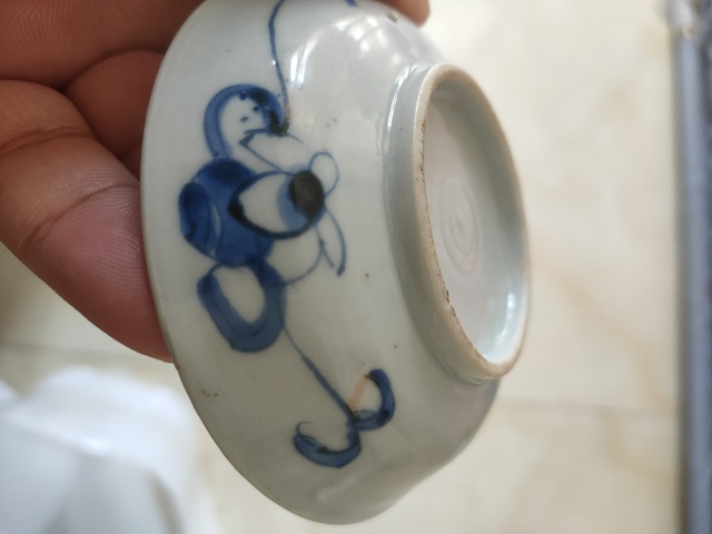 古玩陶瓷民國青花龍紋盤真品鑒賞圖