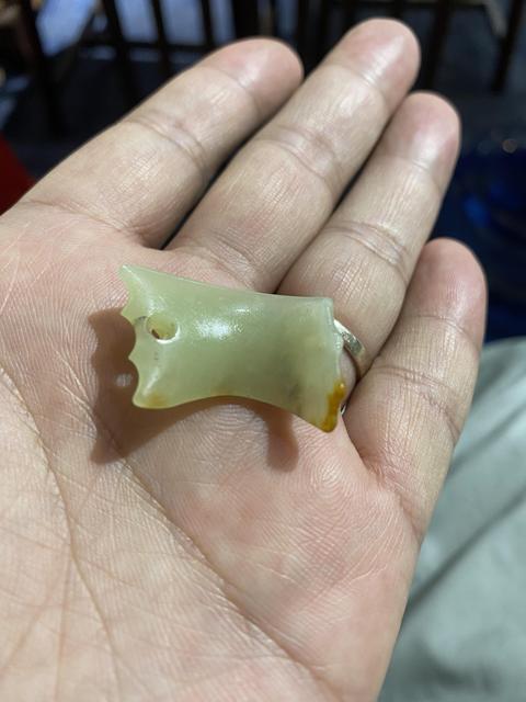 古玩玉器玉瓦型佩真品鑒賞圖