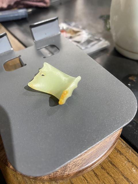 古玩玉器玉瓦型佩真品鑒賞圖