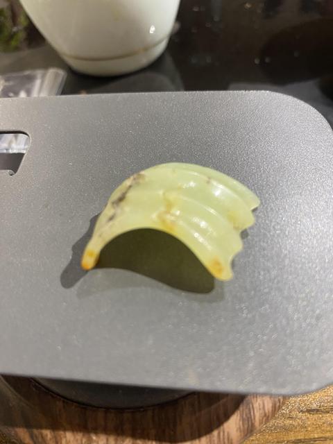 古玩玉器玉瓦型佩真品鑒賞圖
