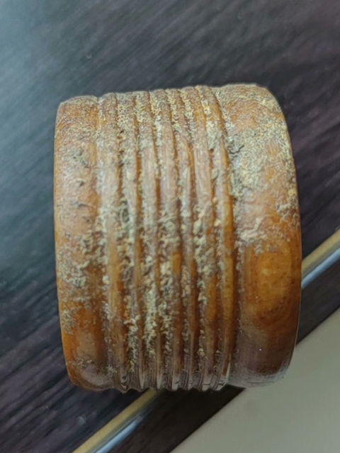 古玩雜項旋紋板指真品鑒賞圖