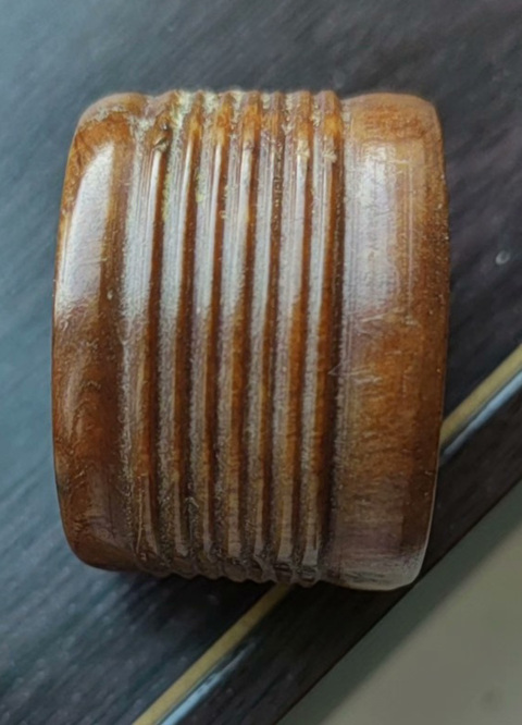 古玩雜項旋紋板指真品鑒賞圖