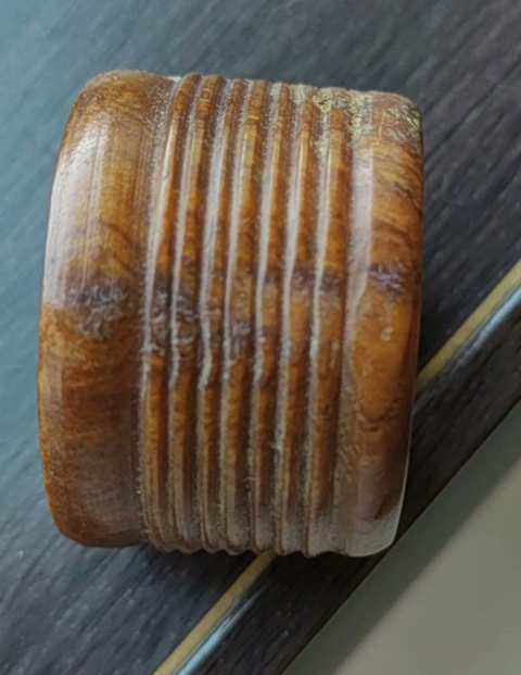 古玩雜項旋紋板指真品鑒賞圖