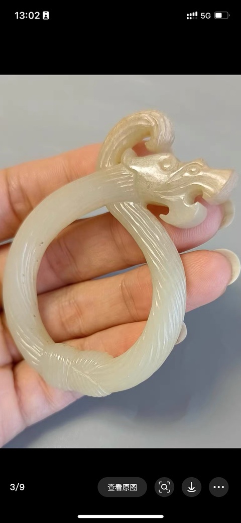 古玩玉器仿古玉龍真品鑒賞圖