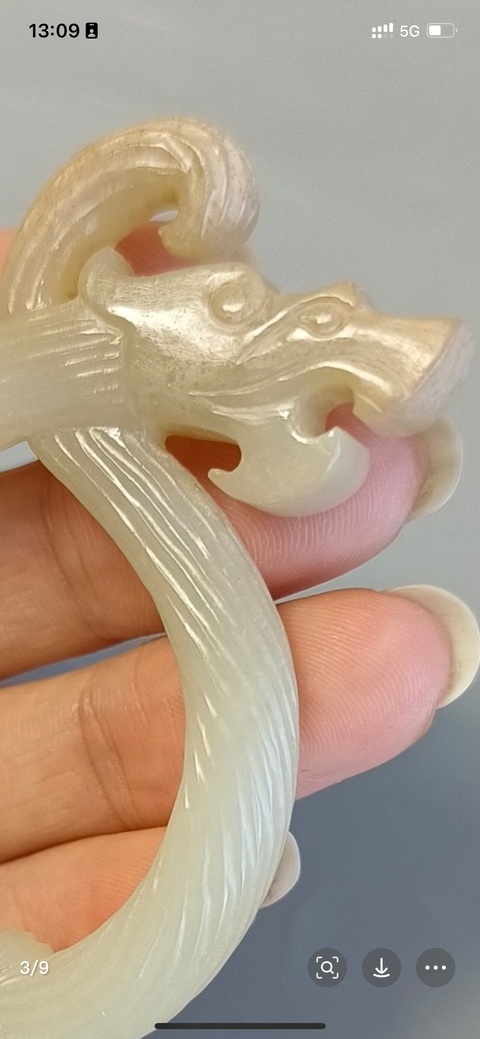 古玩玉器仿古玉龍真品鑒賞圖