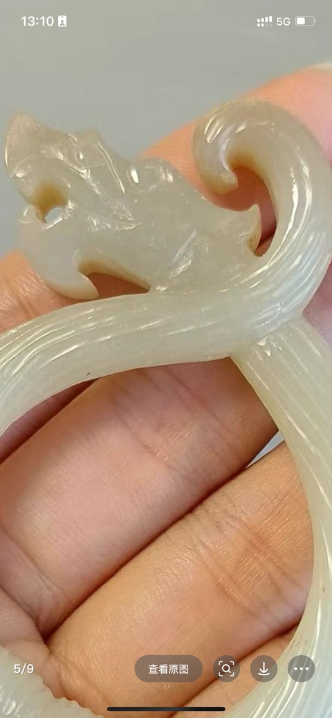 古玩玉器仿古玉龍真品鑒賞圖