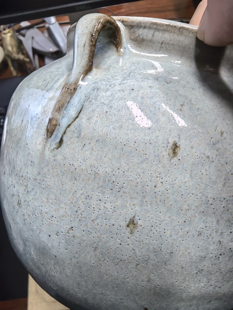 古玩陶瓷鈞窯雙系罐真品鑒賞圖