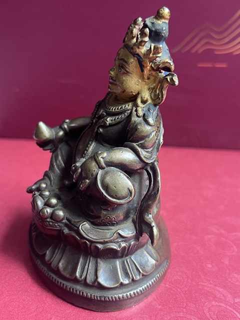 古玩銅器黃財神真品鑒賞圖