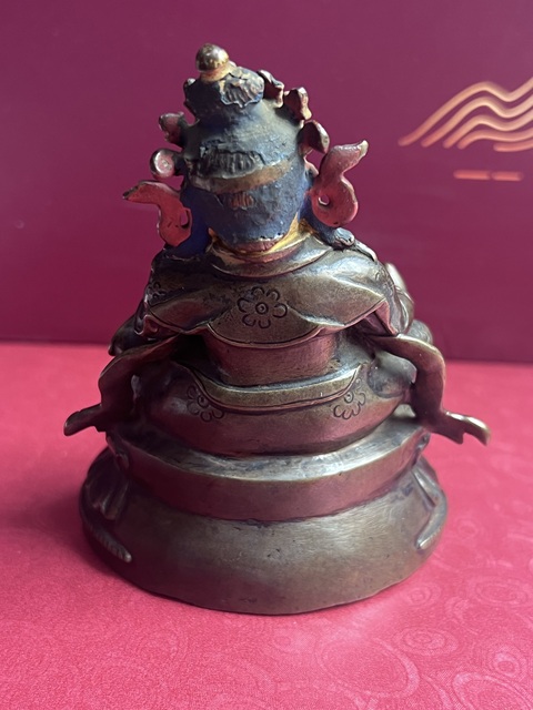 古玩銅器黃財神真品鑒賞圖