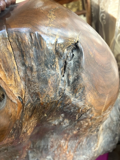 古玩雜項木雕彌勒佛真品鑒賞圖
