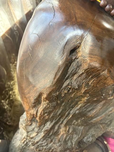 古玩雜項木雕彌勒佛真品鑒賞圖