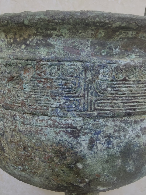 古玩銅器銅鼎真品鑒賞圖