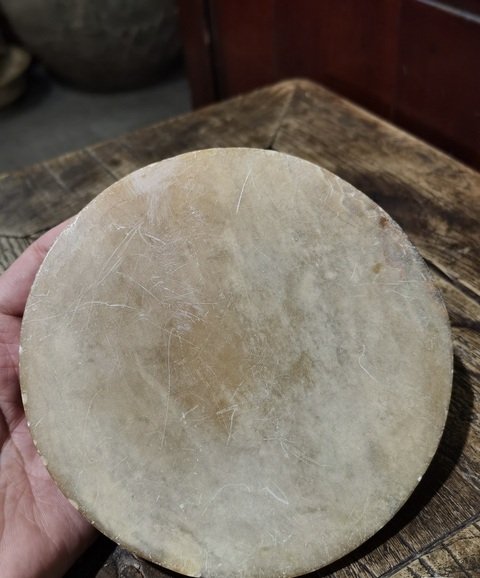 古玩玉器滑石鏡真品鑒賞圖