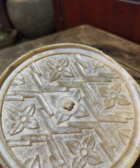 古玩玉器滑石鏡真品鑒賞圖