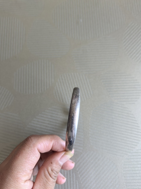 古玩雜項銀手鐲真品鑒賞圖