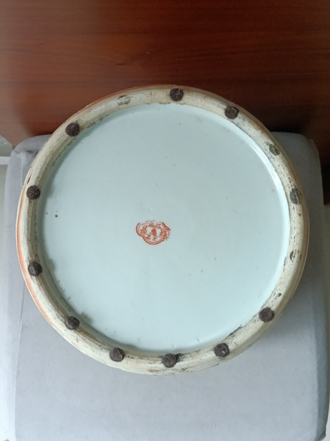 古玩陶瓷粉彩柳樹花鳥紋將軍罐真品鑒賞圖