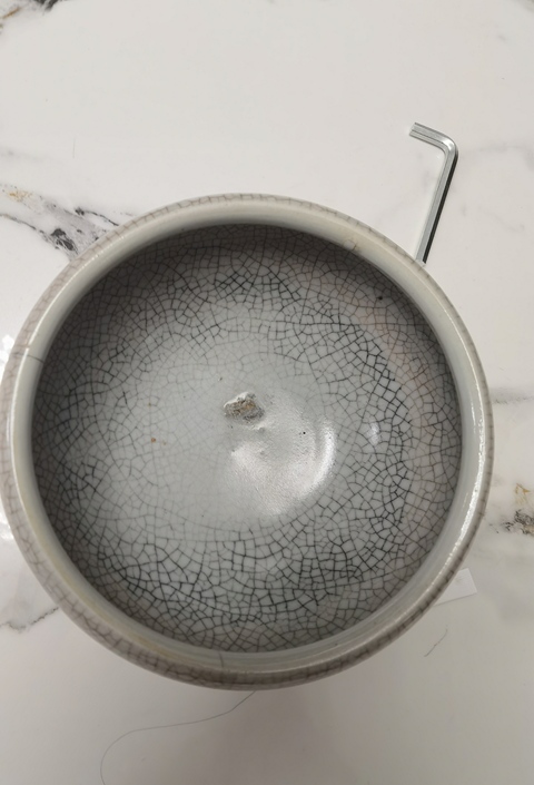古玩陶瓷哥釉三乳足缽式香爐真品鑒賞圖