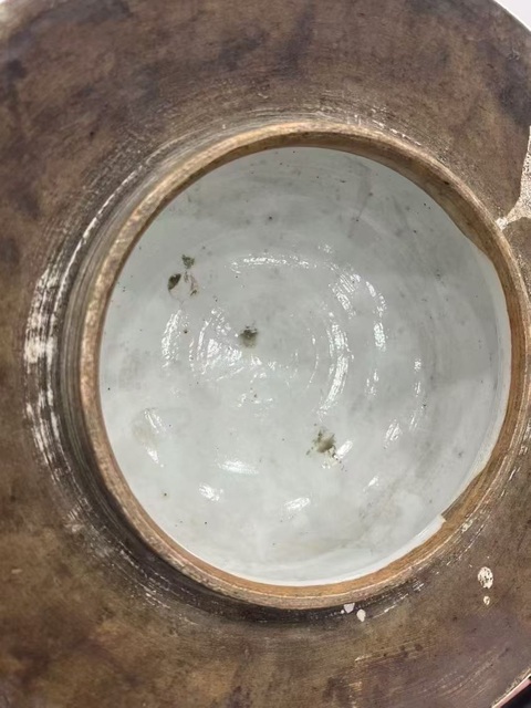 古玩陶瓷鳳凰牡丹紋粉彩將軍罐真品鑒賞圖