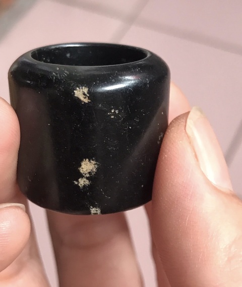 古玩玉器玉扳指真品鑒賞圖