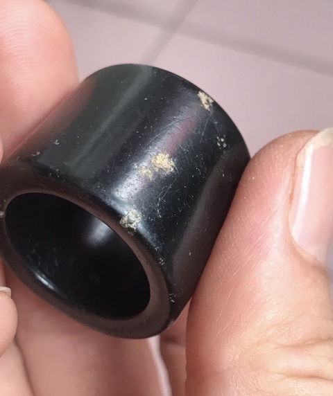 古玩玉器玉扳指真品鑒賞圖
