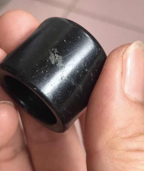 古玩玉器玉扳指真品鑒賞圖