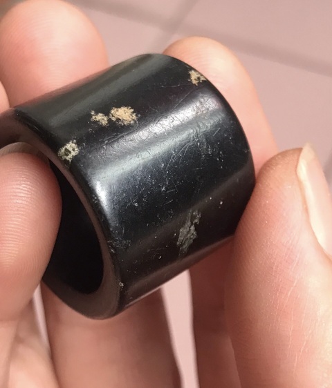 古玩玉器玉扳指真品鑒賞圖