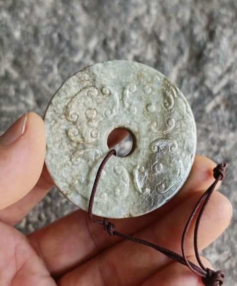 古玩玉器玉璧真品鑒賞圖