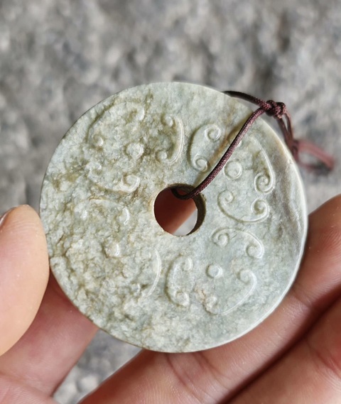 古玩玉器玉璧真品鑒賞圖