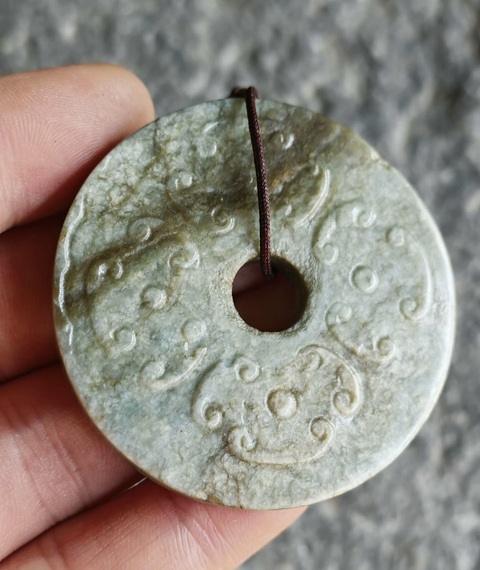 古玩玉器玉璧真品鑒賞圖