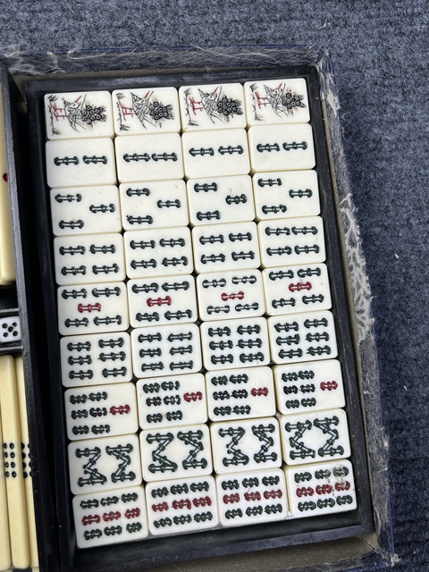 古玩雜項麻將拍賣,當前價格1888元