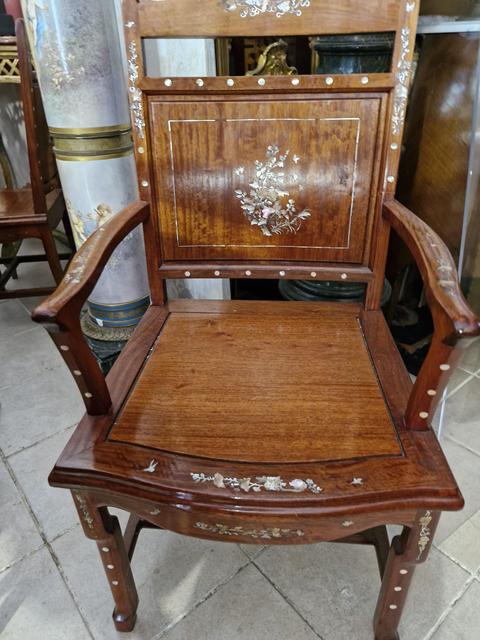 古玩雜項餐椅真品鑒賞圖