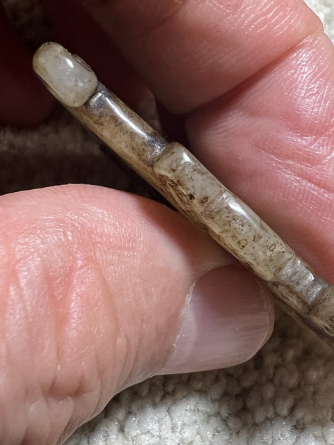 古玩玉器仿古做舊玉龍形件真品鑒賞圖