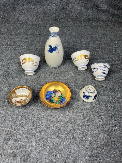 古玩陶瓷日本瓷器一組拍賣,當(dāng)前價(jià)格299元