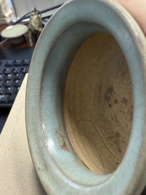 古玩陶瓷金鈞窯香爐真品鑒賞圖