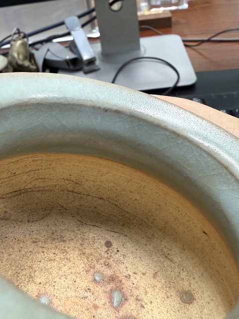 古玩陶瓷金鈞窯香爐真品鑒賞圖