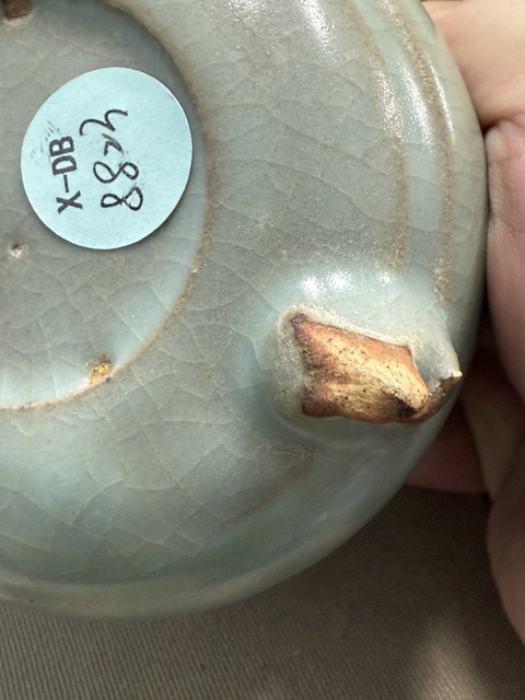 古玩陶瓷金鈞窯香爐真品鑒賞圖