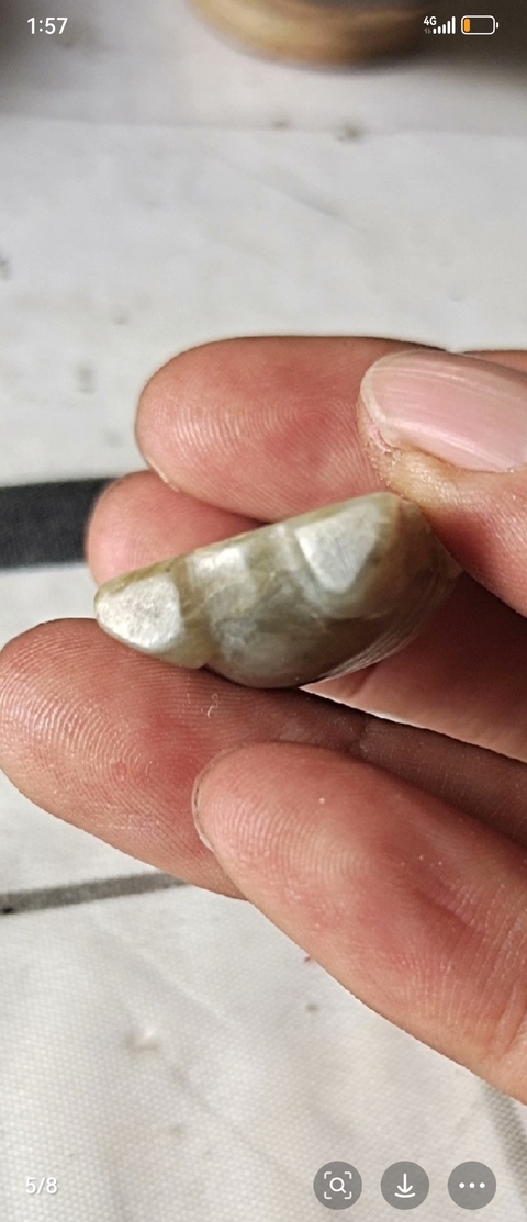 古玩玉器仿古做舊玉蛙形件真品鑒賞圖
