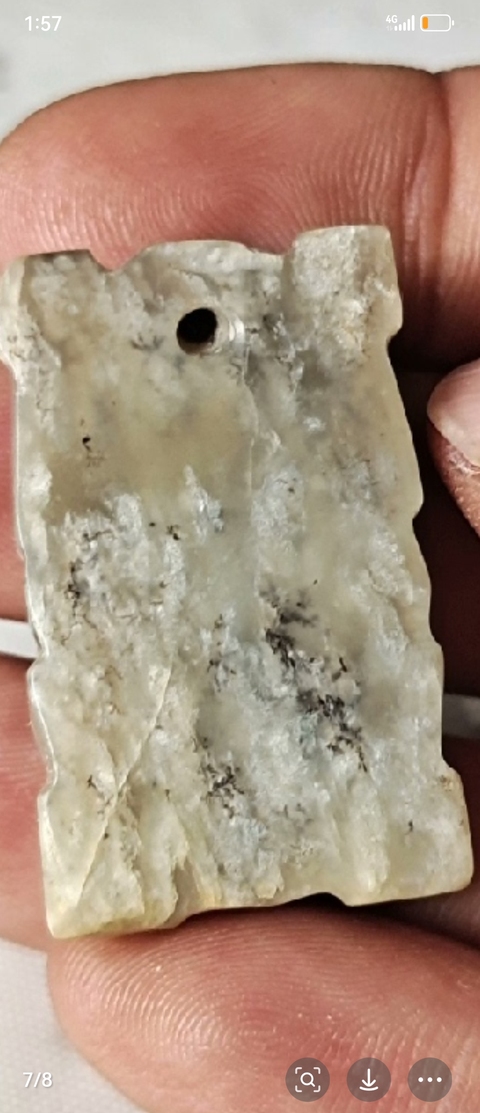古玩玉器仿古做舊玉蛙形件真品鑒賞圖