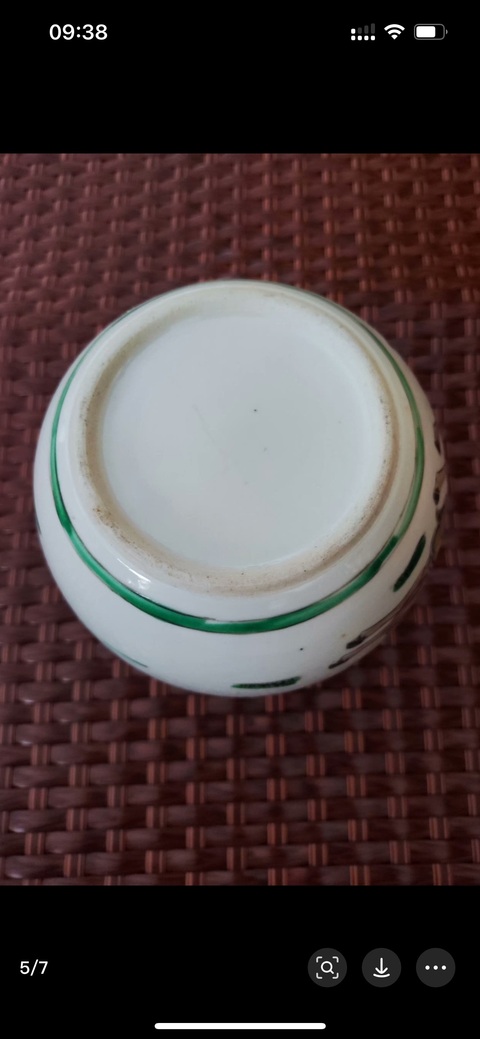 古玩陶瓷五彩人物罐真品鑒賞圖