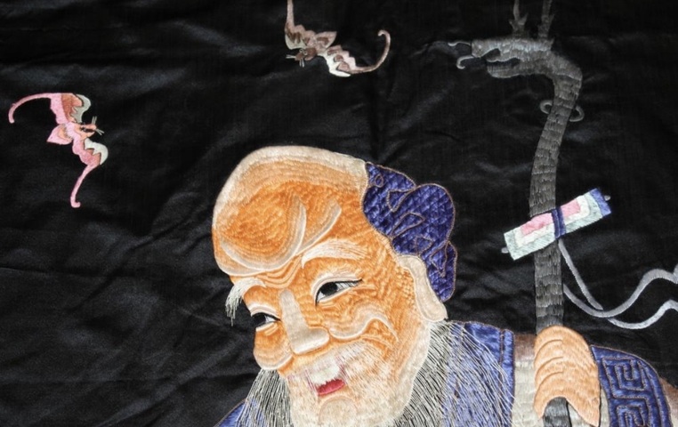 古玩雜項壽幛真品鑒賞圖