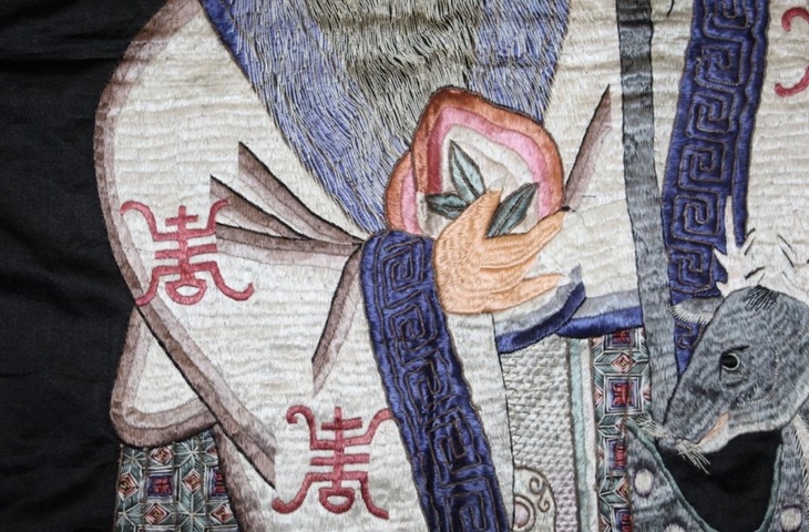 古玩雜項壽幛真品鑒賞圖