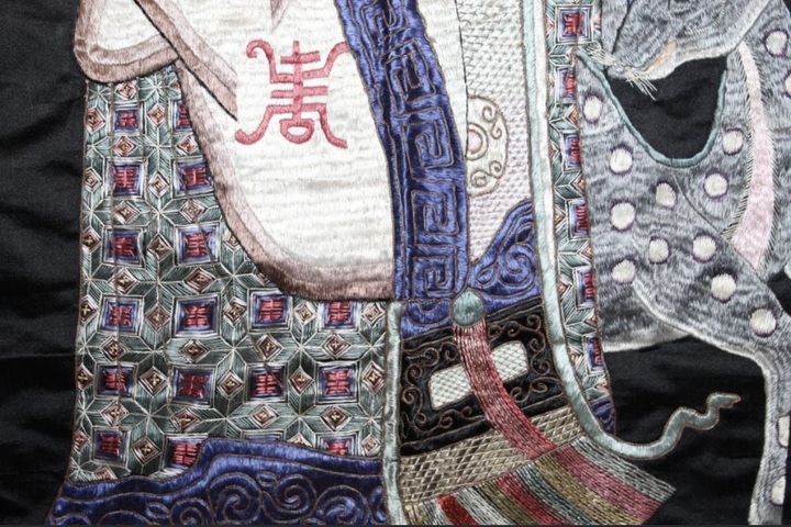 古玩雜項壽幛真品鑒賞圖