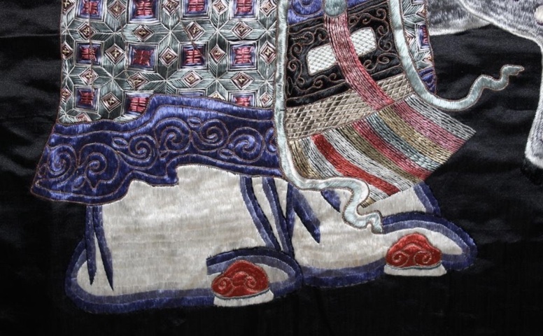 古玩雜項壽幛真品鑒賞圖