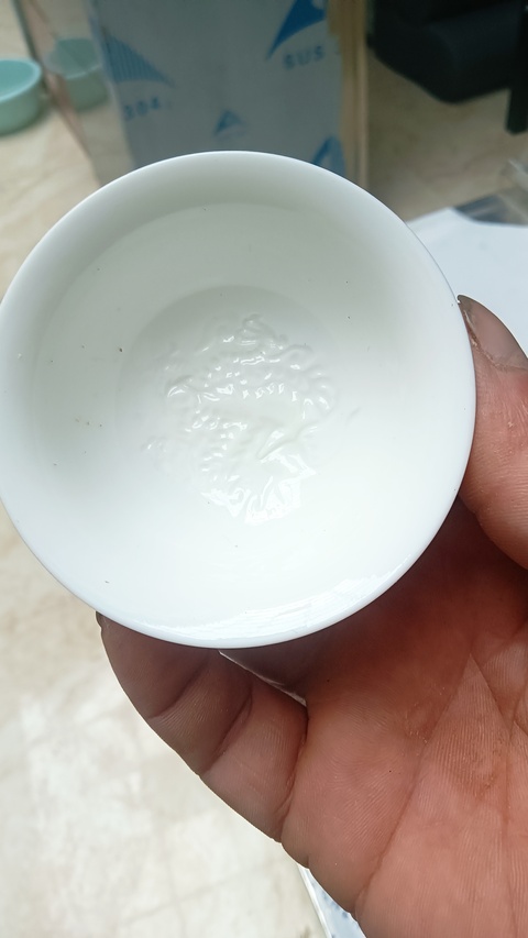 古玩陶瓷德化窯杯真品鑒賞圖
