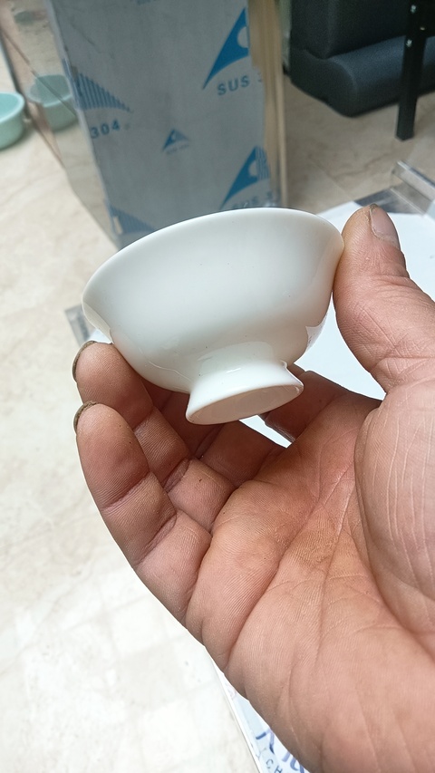 古玩陶瓷德化窯杯真品鑒賞圖